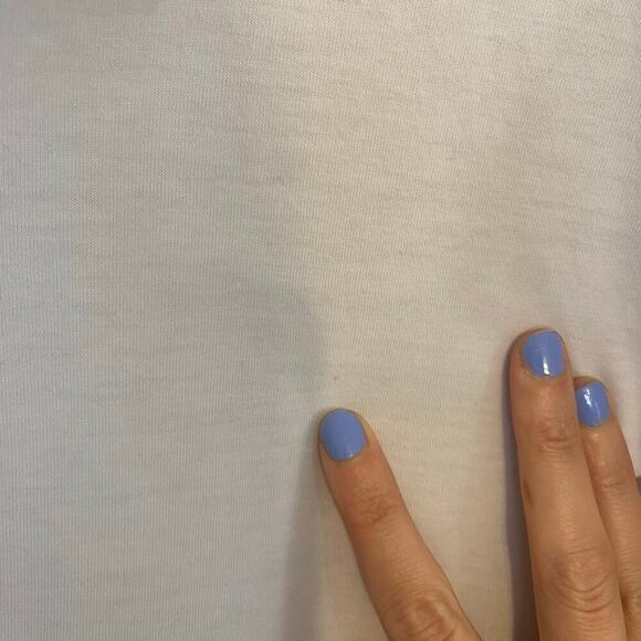 Standard James Perse Mens Supima Cotton Jersey Polo Size 5 XXL 2XL Basic White - Picture 4 of 6